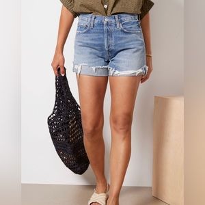 NWT AGOLDE Parker Long Short With Cuff